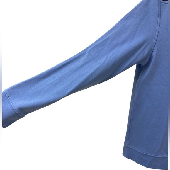 Vineyard Vines Women’s Shep Shirt Pullover Size XS 1/4 Zip Light Blue & Navy - Picture 6 of 7